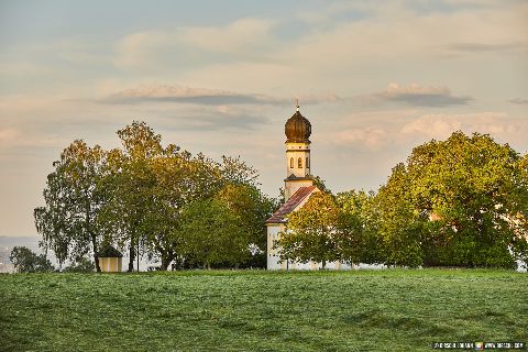 Gemeinde Gars_am_Inn Landkreis Mühldorf Winterberg Kirche (Dirschl Johann) Deutschland MÜ